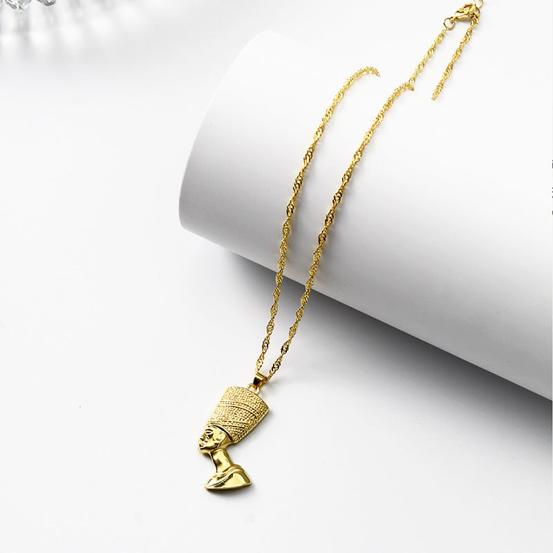 Wholesale Ancient Egypt Pharaoh Hip Hop Alloy Necklaces